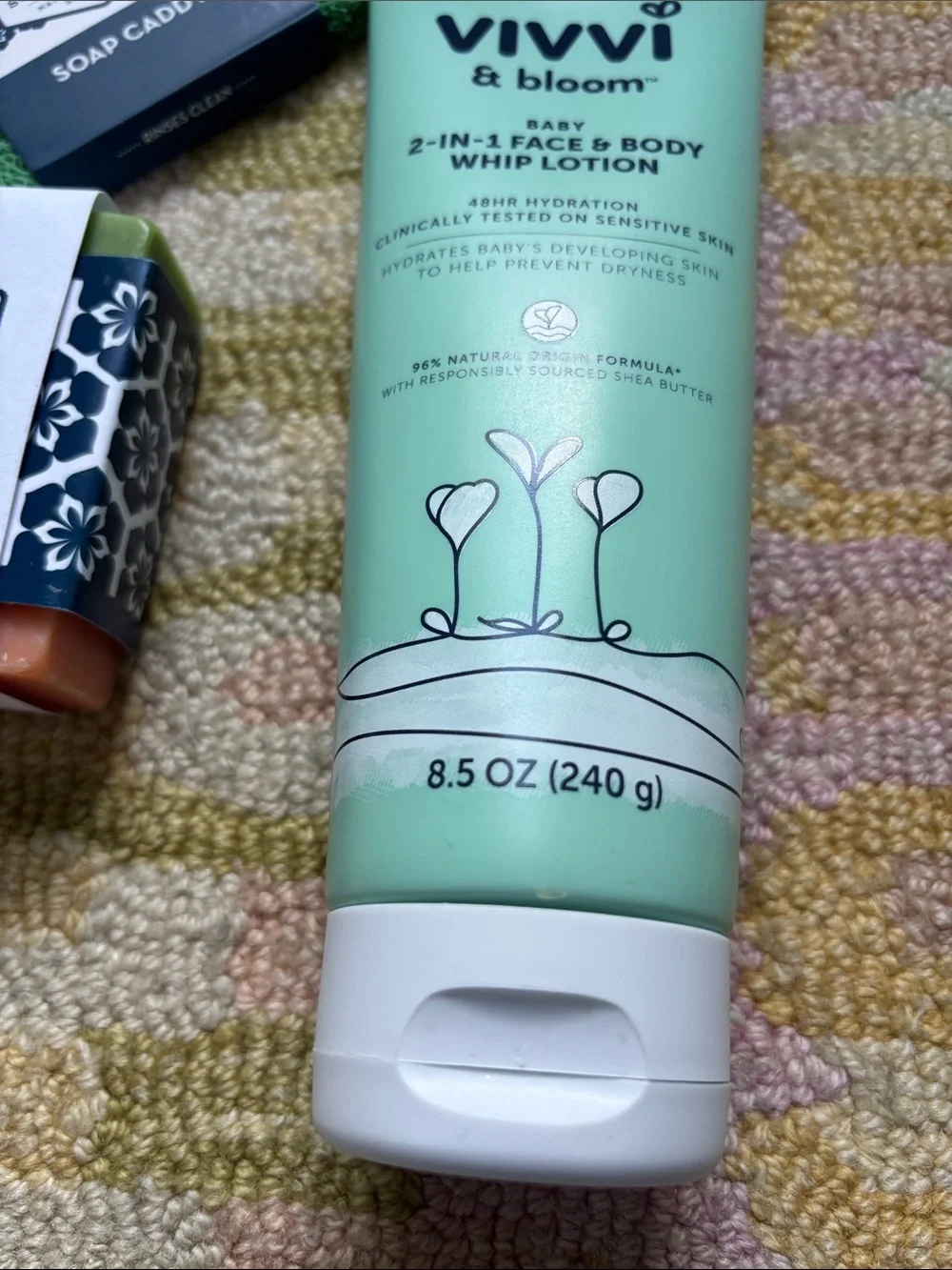 3-pc Naples Soap Company + Vivvi & Bloom 2-in-1 face + body whip lotion all NWT